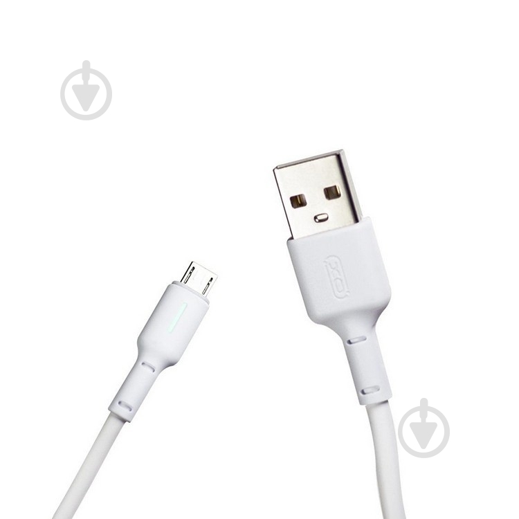 Кабель Xo NB112 3A Fast Charging USB Cable Micro 1 м white (6920680863730) - фото 2