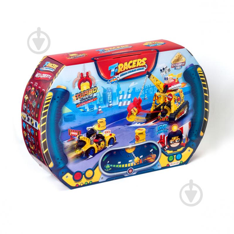 Игровой набор T-Racers Турбокран 1:43 PTRSD014IN11 - фото 1