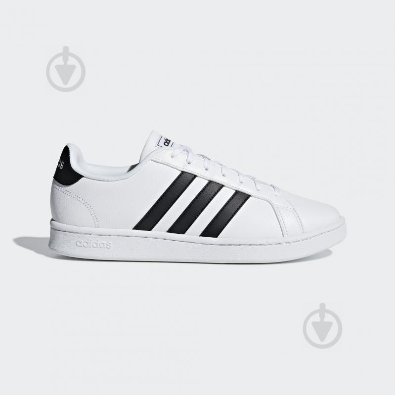 Кроссовки мужские зимние Adidas GRAND COURT F36392 р.42 2/3 белые - фото 1