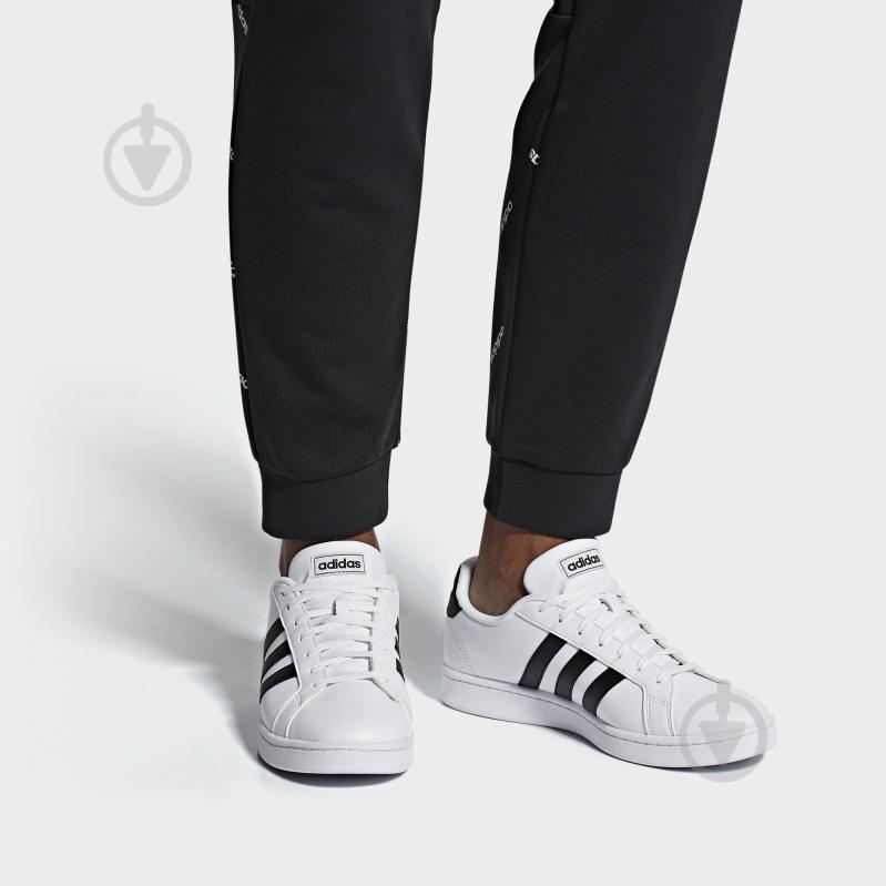 Кроссовки мужские зимние Adidas GRAND COURT F36392 р.42 2/3 белые - фото 10