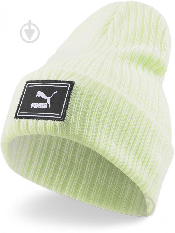 Шапка Puma PRIME WS CUFF TREND BEANIE 2405602 р.one size фісташковий - фото 1