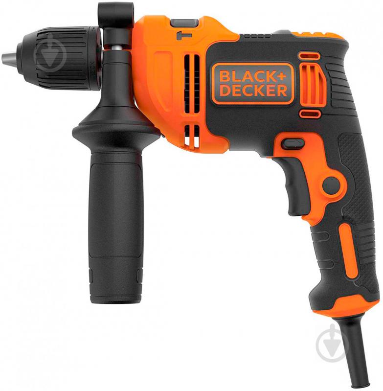 Дриль ударний Black+Decker 710 Вт BEH710K - фото 2