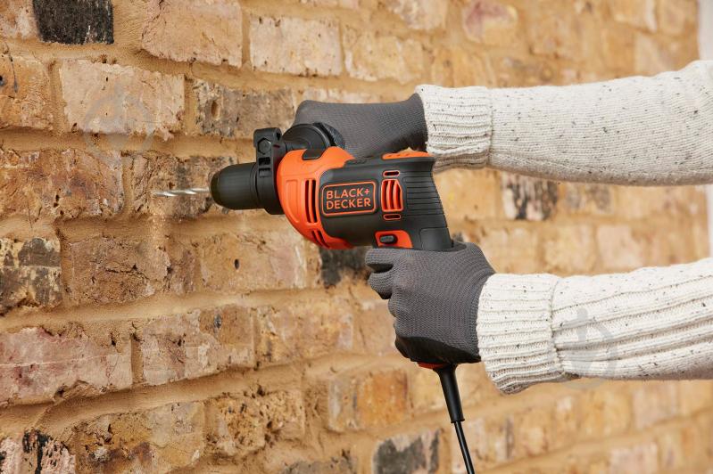 Дриль ударний Black+Decker 710 Вт BEH710K - фото 8