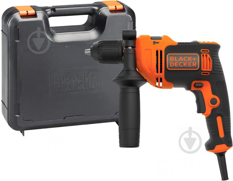 Дриль ударний Black+Decker 710 Вт BEH710K - фото 13