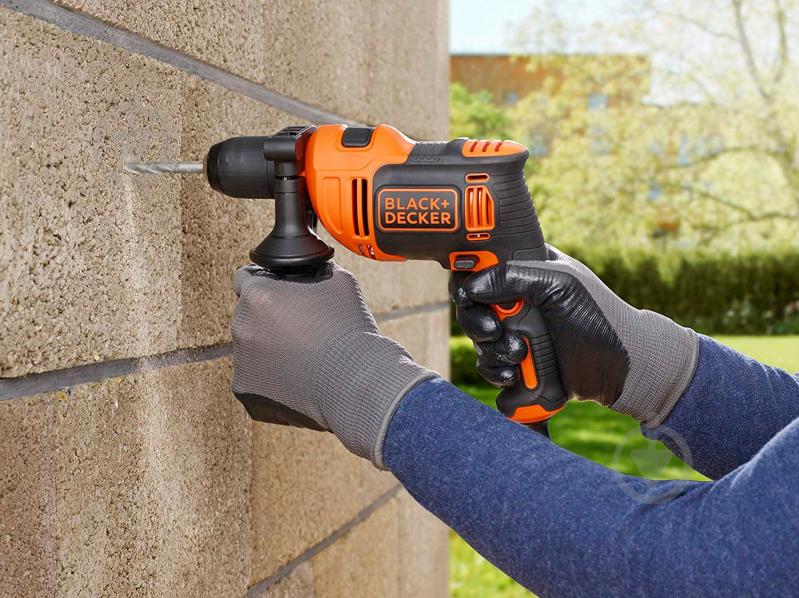 Дриль ударний Black+Decker 710 Вт BEH710K - фото 5