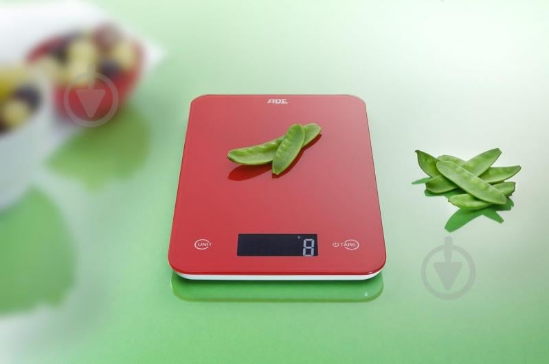Весы кухонные ADE SLIM KE927 Red - фото 3