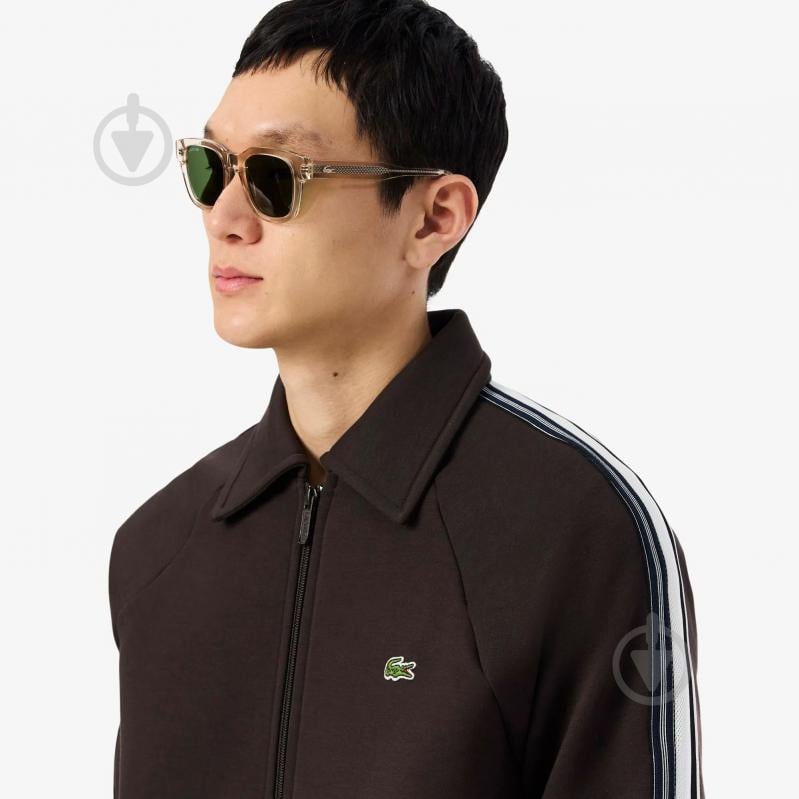 Джемпер Lacoste Made In France Zip-Up Sweatshirt SH5927SKB р.S коричневий - фото 3 Джемпер Lacoste Made In France Zip-Up Sweatshirt SH5927SKB р.S коричневий - фото 3