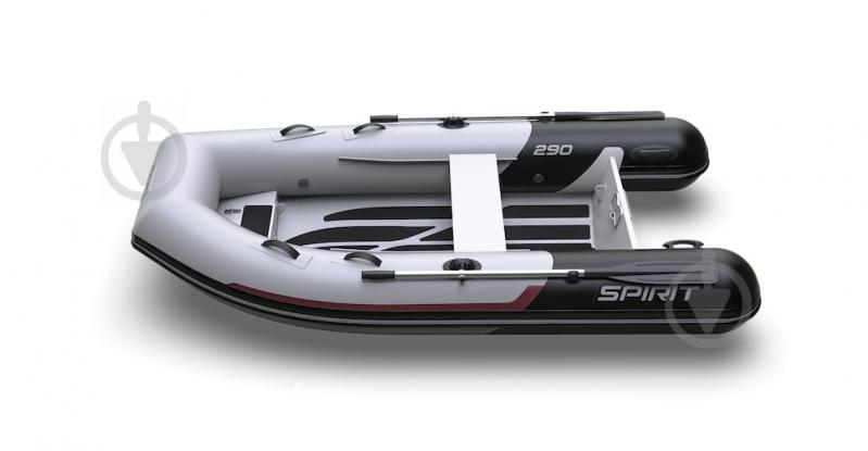 Лодка надувная Aquaspirit Spirit S290 серый - фото 6