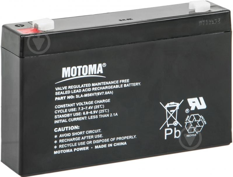 Акумулятор Motoma SLA-MS6V7 - фото 1