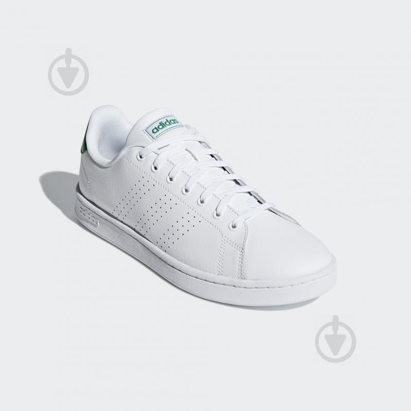 Кроссовки мужские демисезонные Adidas ADVANTAGE F36424 р.44 2/3 белые - фото 4