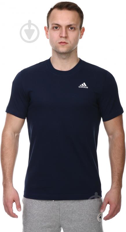 Футболка Adidas Essentials Base M S98743 р.S синий - фото 1