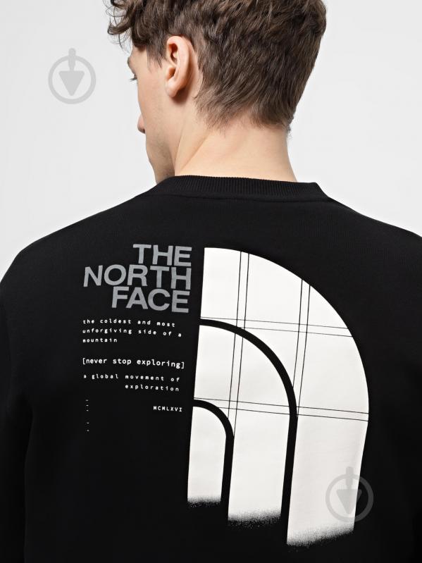 Світшот THE NORTH FACE GRAPHIC CREW 3 NF0A87EUJK3 р.2XL чорний - фото 3