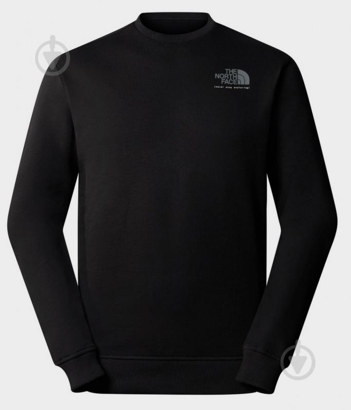 Світшот THE NORTH FACE GRAPHIC CREW 3 NF0A87EUJK3 р.2XL чорний - фото 5