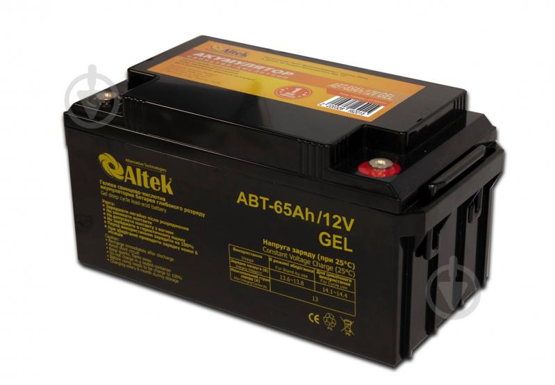 Аккумулятор Altek ABT-65Аh/12V GEL - фото 1