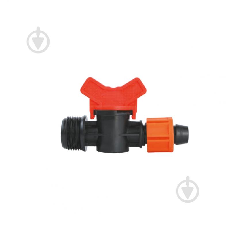 Кран капельного полива Flora Ø16 мм н/р 3/4" - фото 1