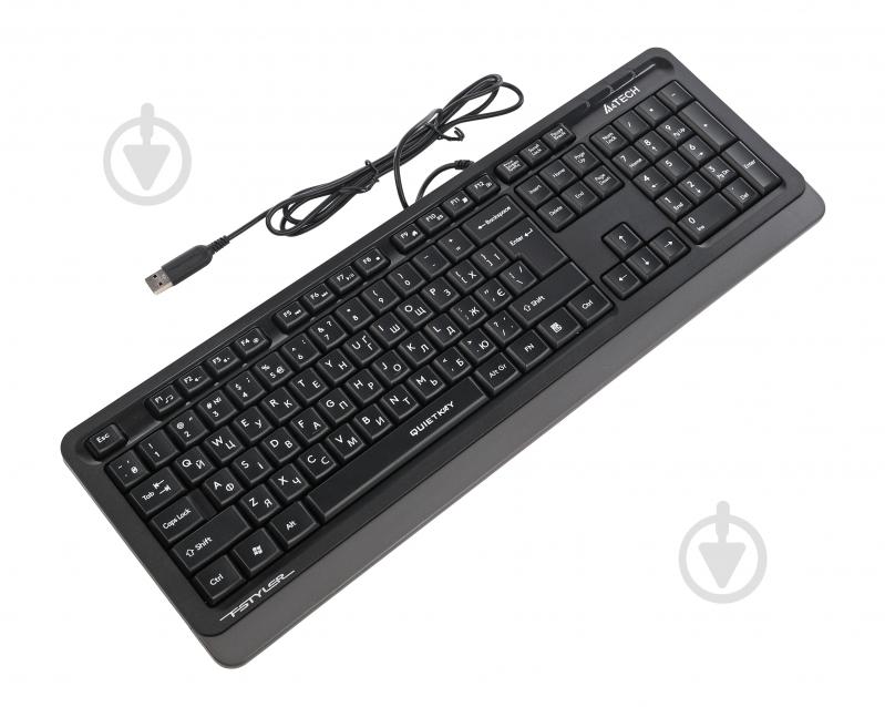 Клавиатура A4Tech (FK10Q (Grey)) USB, QuietKey - фото 4 Клавиатура A4Tech (FK10Q (Grey)) USB, QuietKey - фото 4