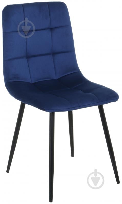 Стул обеденный Ницца JSC-220 синий / черный - фото 1