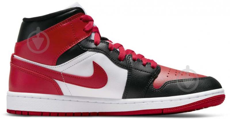 Кроссовки женские Jordan AIR 1 MID BQ6472-079 р.40,5 бело-черные - фото 2