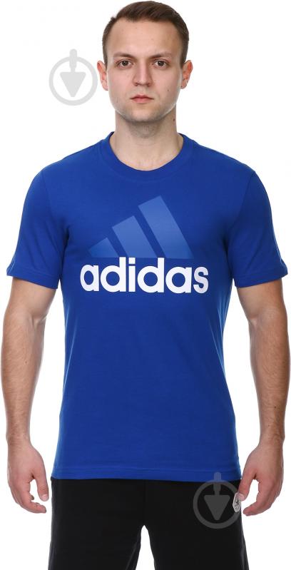 Футболка Adidas LINEAR TEE S98734 р.M синий - фото 1