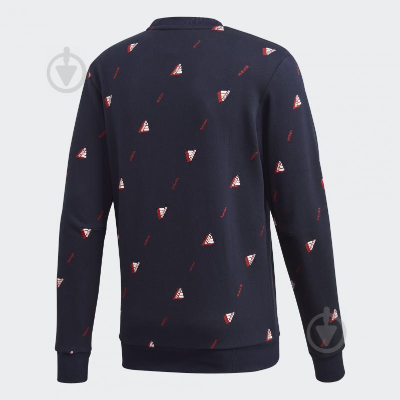 Світшот Adidas MHE Crew GFX FI4037 р. XL темно-синій - фото 2