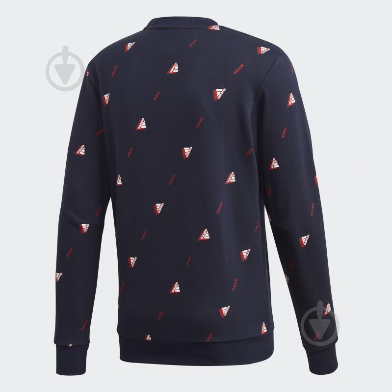 Свитшот Adidas MHE Crew GFX FI4037 р. 2XL темно-синий - фото 2 Свитшот Adidas MHE Crew GFX FI4037 р. 2XL темно-синий - фото 2