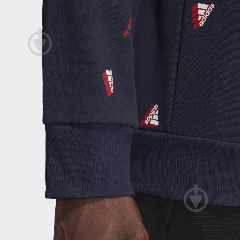 Свитшот Adidas MHE Crew GFX FI4037 р. 2XL темно-синий - фото 8 Свитшот Adidas MHE Crew GFX FI4037 р. 2XL темно-синий - фото 8