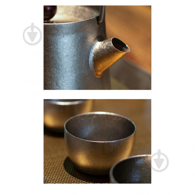 Набор посуды Naturehike чайный NH20CJ007, титан. - фото 5 Набор посуды Naturehike чайный NH20CJ007, титан. - фото 5