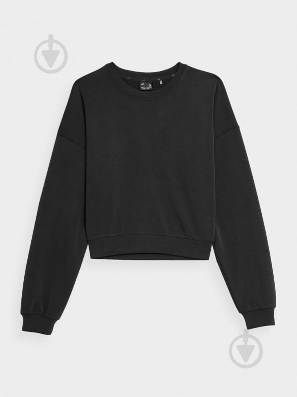 Світшот 4F SWEATSHIRT F701 4FAW23TSWSF701-22S р.L чорний - фото 5