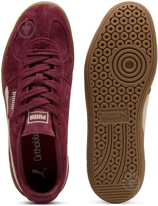 Кроссовки мужские Puma PALERMO 39646365 р.43 бордовые - фото 7 Кроссовки мужские Puma PALERMO 39646365 р.43 бордовые - фото 7