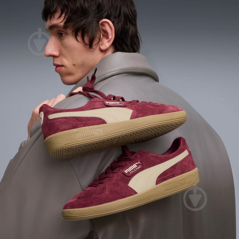 Кроссовки мужские Puma PALERMO 39646365 р.43 бордовые - фото 8 Кроссовки мужские Puma PALERMO 39646365 р.43 бордовые - фото 8