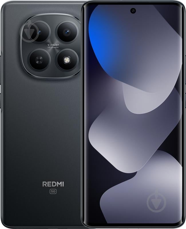Смартфон Xiaomi REDMI Note 15 5G 6/128GB black (1183678) - фото 1 Смартфон Xiaomi REDMI Note 15 5G 6/128GB black (1183678) - фото 1