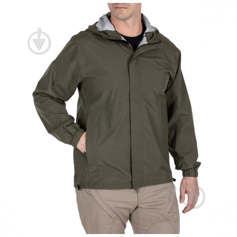 Куртка чоловіча демісезонна 5.11 Tactical ШТОРМОВА "DUTY RAIN SHELL" р.S Ranger green - фото 2