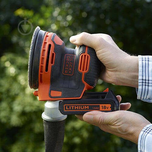 Эксцентриковая шлифмашина Black+Decker BDCROS18N - фото 6