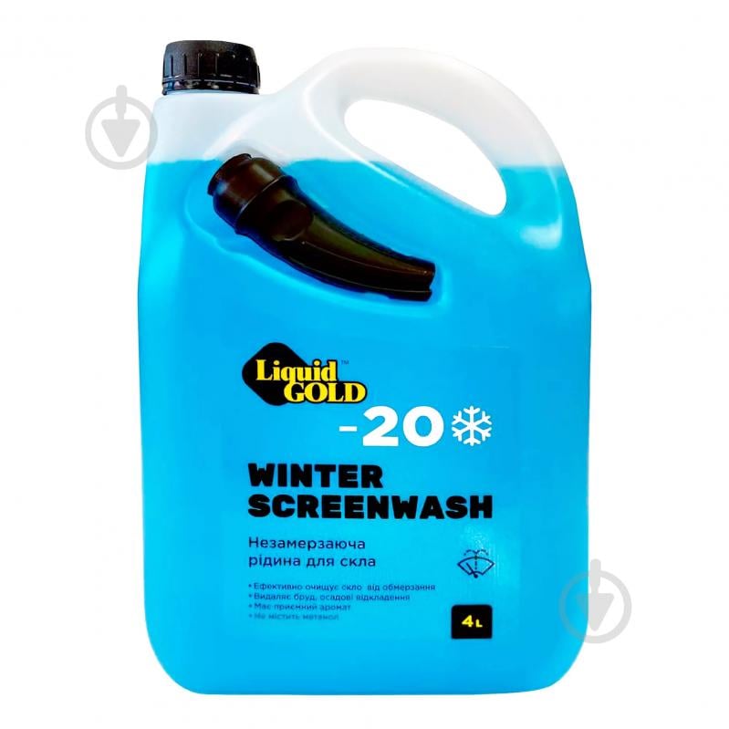 Омивач скла Liquid Gold -20°C синій (379628) зима -20 °С 4 л - фото 1