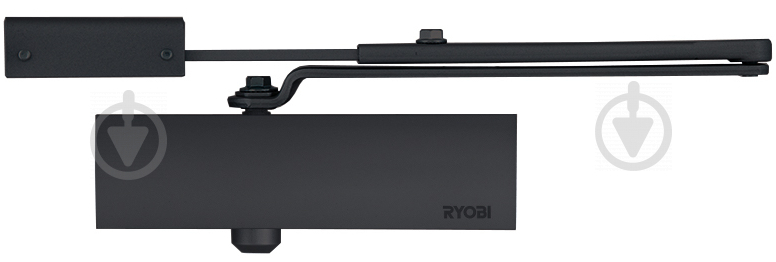 Доводчик дверной RYOBI 1200 D-1200P(U) UNIV ARM EN 2/3/4 1100 мм серый антрацит 80 кг - фото 1