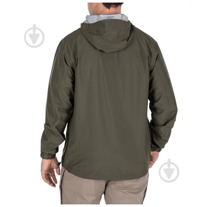 Куртка чоловіча демісезонна 5.11 Tactical ШТОРМОВА "DUTY RAIN SHELL" р.XL Ranger green - фото 4