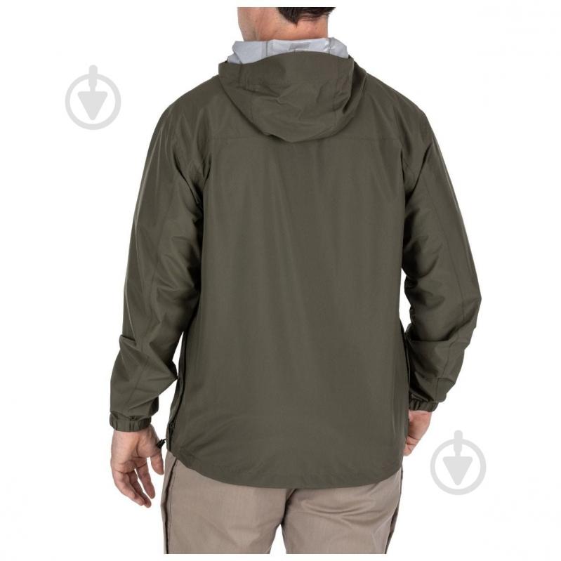 Куртка чоловіча демісезонна 5.11 Tactical ШТОРМОВА "DUTY RAIN SHELL" р.XL Ranger green - фото 5