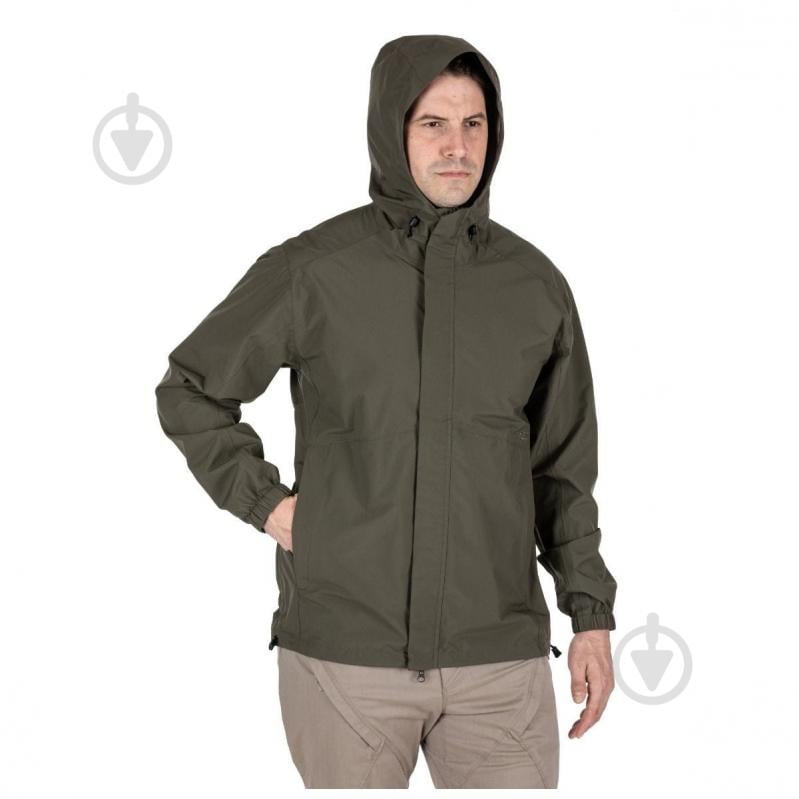 Куртка чоловіча демісезонна 5.11 Tactical ШТОРМОВА "DUTY RAIN SHELL" р.XL Ranger green - фото 6