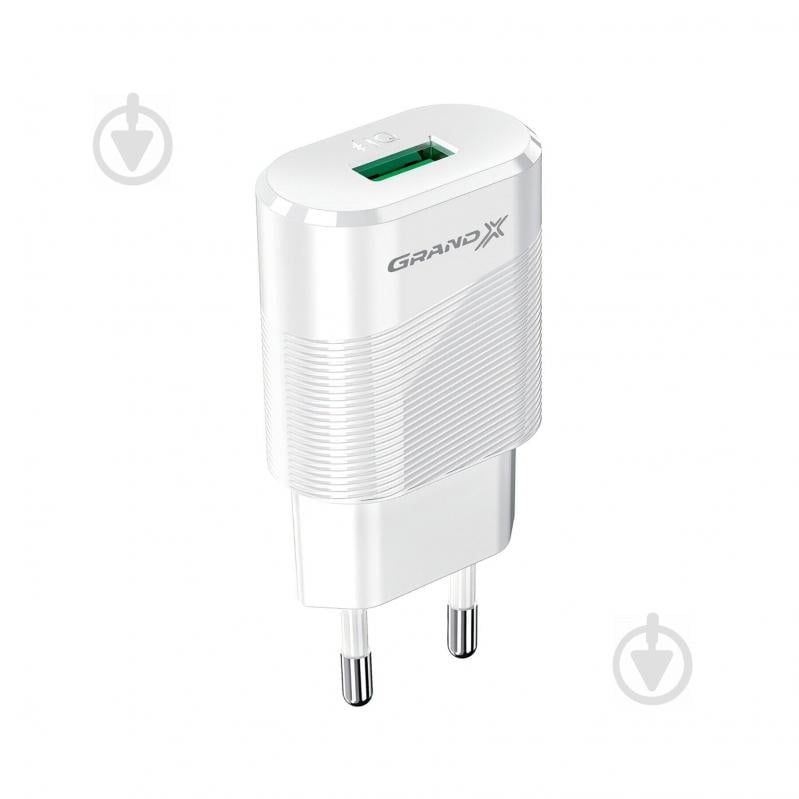 Зарядное устройство Grand-X CH-17W 1USB 5V 2,1 White - фото 4