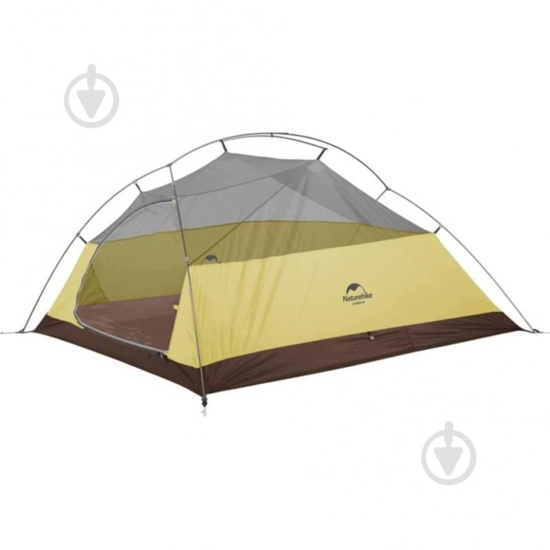 Палатка туристическая Naturehike сверхлегкая трехместная с футпринтом Cloud Up 3 Updated NH18T030-T, 20D, темно-зеленый 6927595765685 - фото 2 Палатка туристическая Naturehike сверхлегкая трехместная с футпринтом Cloud Up 3 Updated NH18T030-T, 20D, темно-зеленый 6927595765685 - фото 2