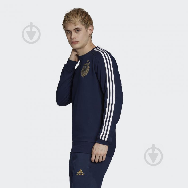 Джемпер Adidas REAL CNY CR SWT FI4831 р. S темно-синий - фото 4