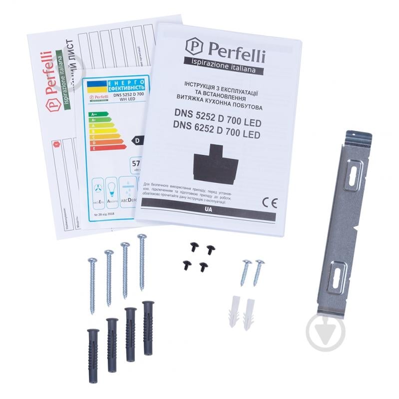Витяжка Perfelli DNS 5252 D 700 WH LED - фото 13