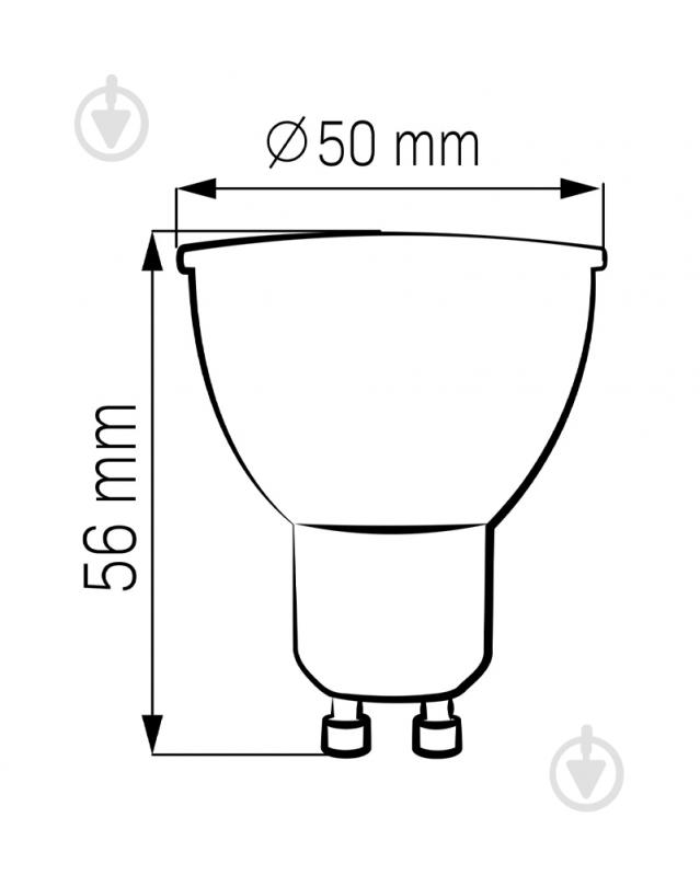 Лампа світлодіодна Goldlux 10 Вт MR16 GU10 230 В 4000 К 328502 - фото 2 Лампа світлодіодна Goldlux 10 Вт MR16 GU10 230 В 4000 К 328502 - фото 2