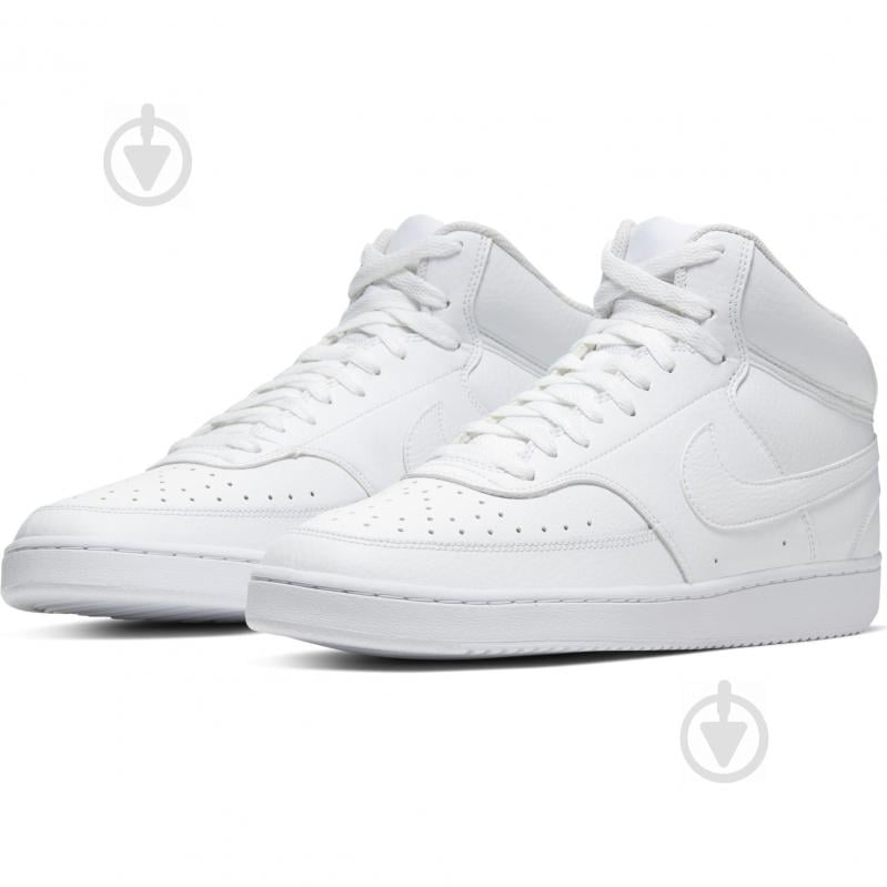 Кроссовки мужские зимние Nike Court Vision Mid CD5466-100 р.43 белые - фото 1