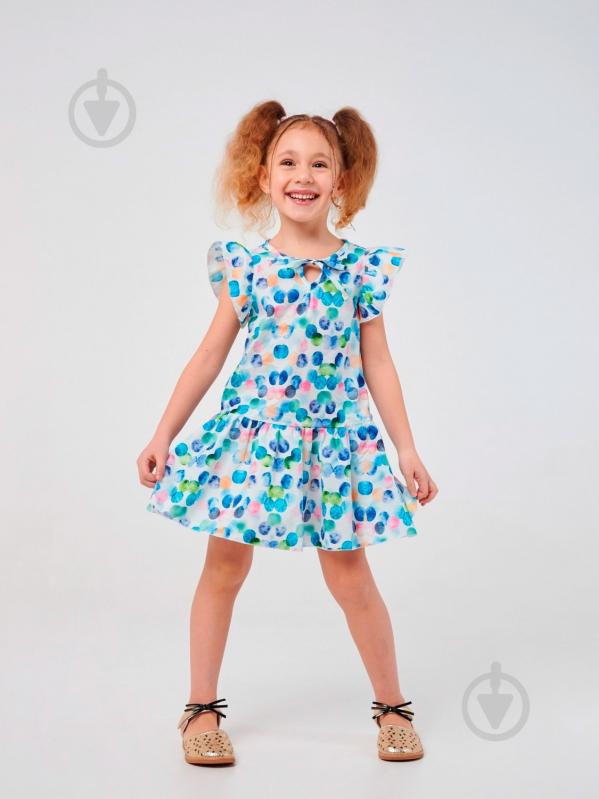 Платье Smil Шарики 120350 р.116 разноцветный - фото 1