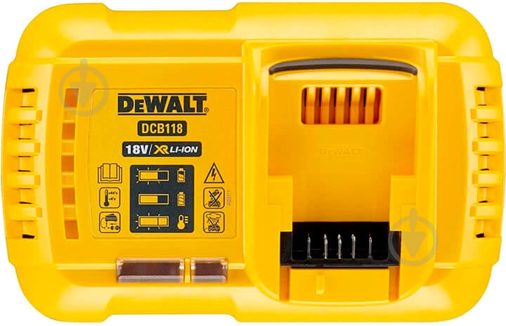 Зарядний пристрій DeWalt і 3 акумулятори DCB118T3 - фото 3