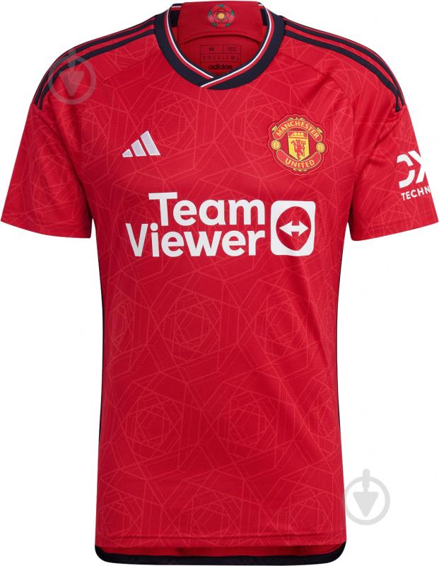 Футболка Adidas MUFC H JSY IP1726 р.XL червоний - фото 7