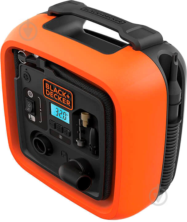 Компресор автомобільний Black+Decker ASI400 - фото 2