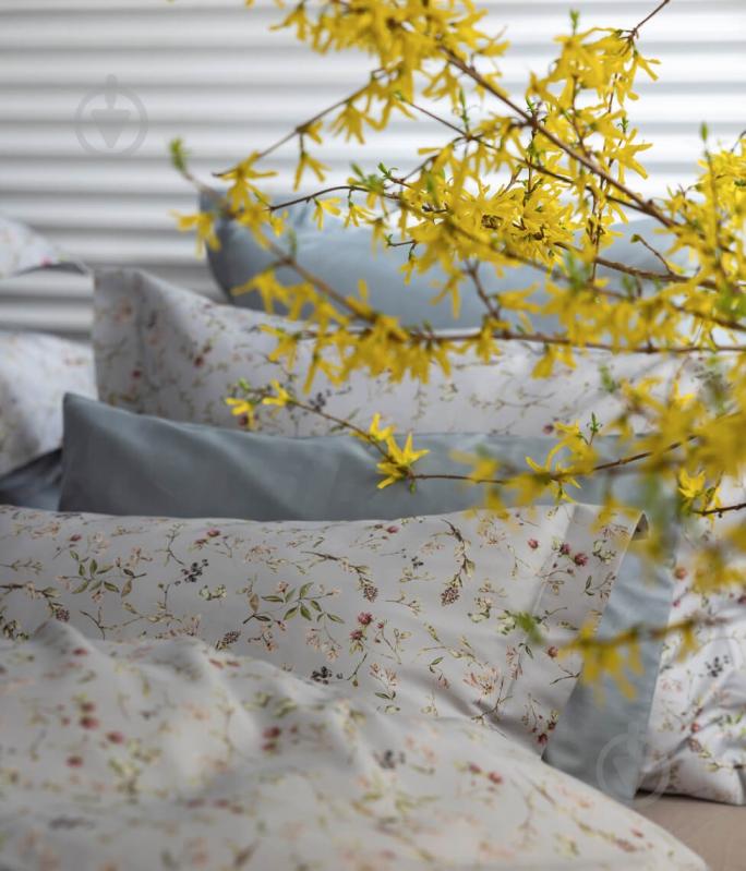 Комплект постільної білизни Нerbary Light Grey 2 світло-сірий Decoflux - фото 4 Комплект постільної білизни Нerbary Light Grey 2 світло-сірий Decoflux - фото 4