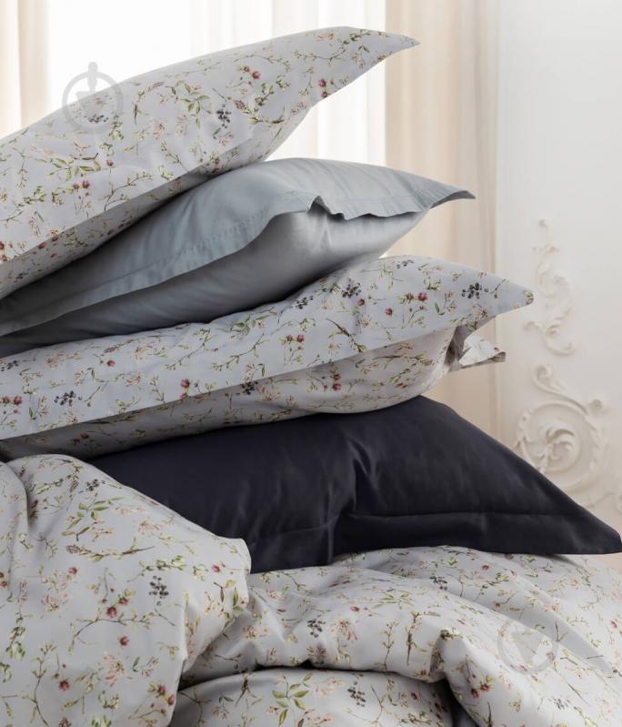 Комплект постільної білизни Нerbary Light Grey 2 світло-сірий Decoflux - фото 7 Комплект постільної білизни Нerbary Light Grey 2 світло-сірий Decoflux - фото 7